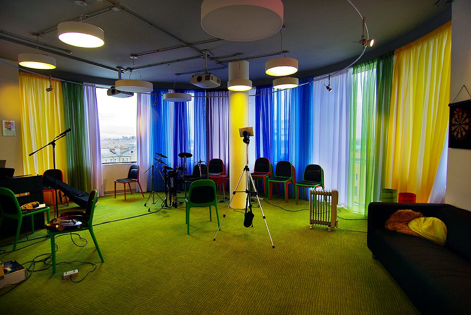 谷歌莫斯科办公室的内景